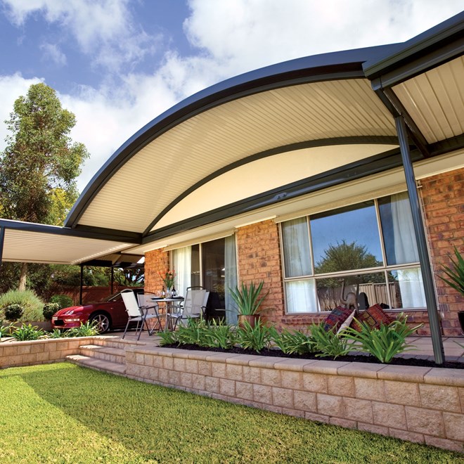 Patios Verandah Carport Outback Curved 33
