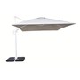 3x4m Rectangular Deluxe Cantilever Umbrella Grey