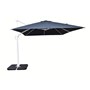 3x4m Rectangular Deluxe Cantilever Umbrella Charcoal