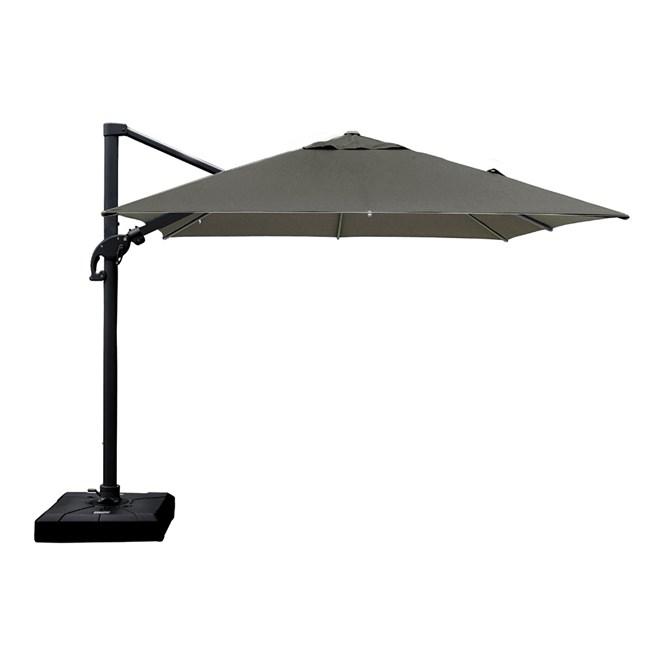 3x3m Square Odessa Cantilever Umbrella Taupe