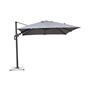 3x3m Square Cantilever Umbrella Grey