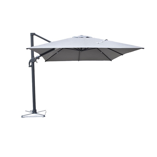 3x4m Rectangular Odessa Cantilever Umbrella Grey