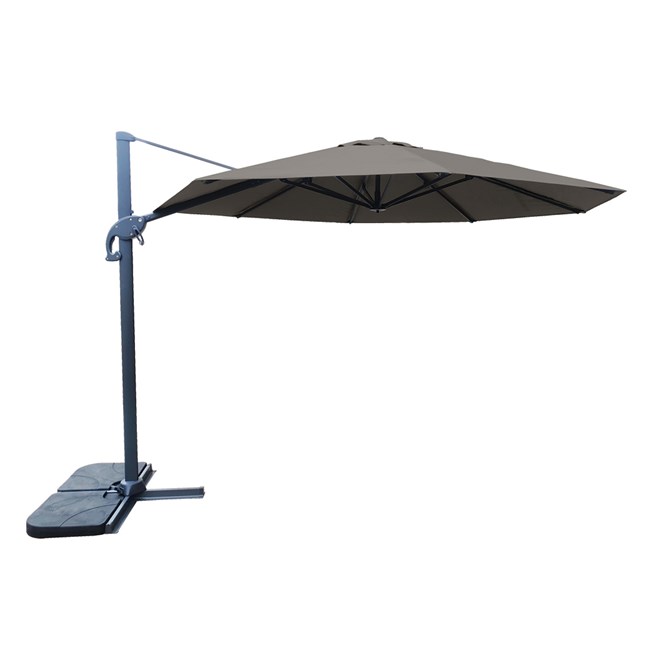 3.3m Octagon Cantilever Umbrella Taupe