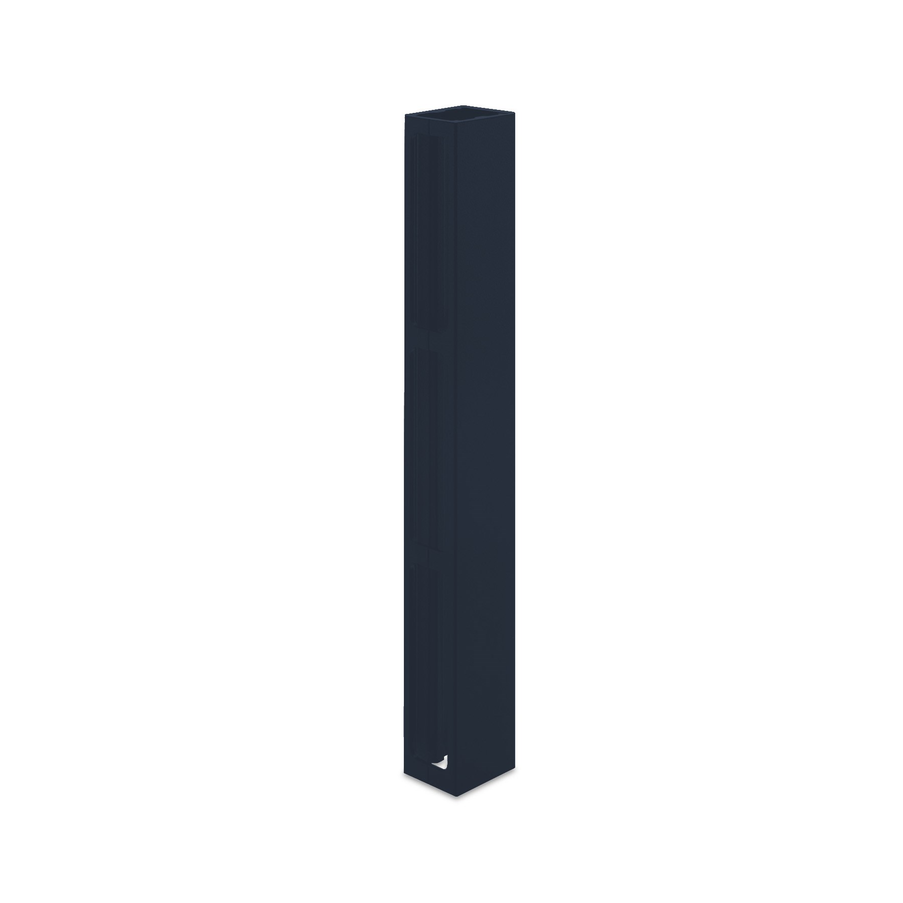 Ezi-Slat Mid Rail Suit 75mm Blades 9mm Spacing Mountain Blue 2400mm L