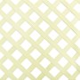 Plastic Lattice Reeded Cream