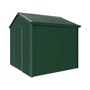 Handi-Heritage Shed H1 2.54X2.52 Roof:Caulfield Green Wall:Caulfield Green Gable End Single Door
