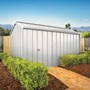 Handi-Hilander Garden Shed HH1 2.48x2.63m Gable End Door Off White
