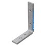 Zenith Hot Dipped Galvanised Angle Bracket 100 x 75 x 20 x 5mm M6 Hole