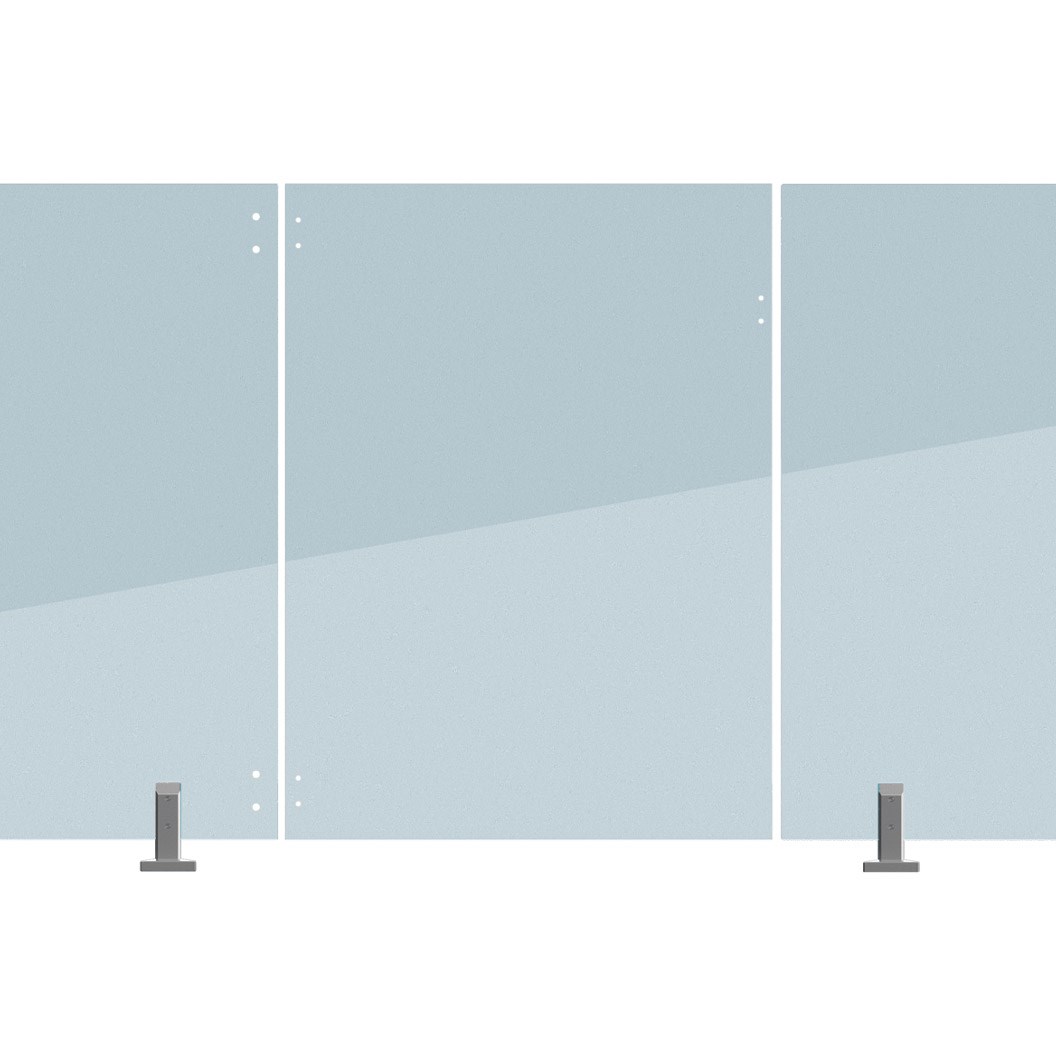 Frameless Glass Fencing Hinge Panel 12mm Thick 1200 W x 1200mm H