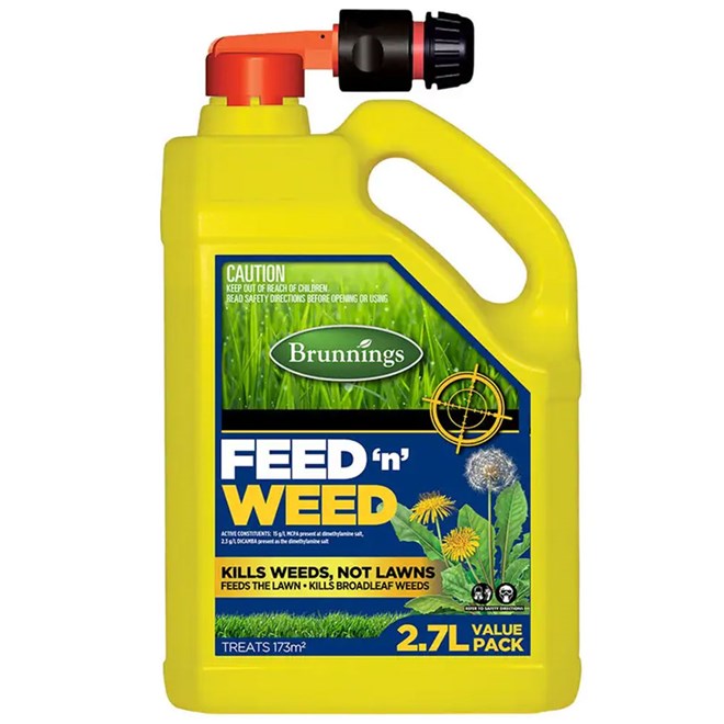 Brunnings 2.7L Hose On Feed N Weed