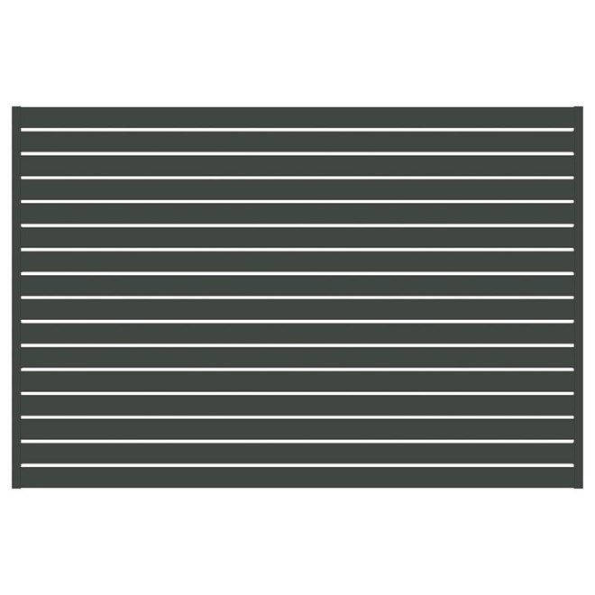 Quickscreen Aluminium Screen-In-A-Box Gun Metal Grey 2400 x 1200mm