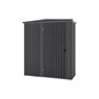 Handi-Mate Hinged Door Shed HM1 Gun Metal Grey