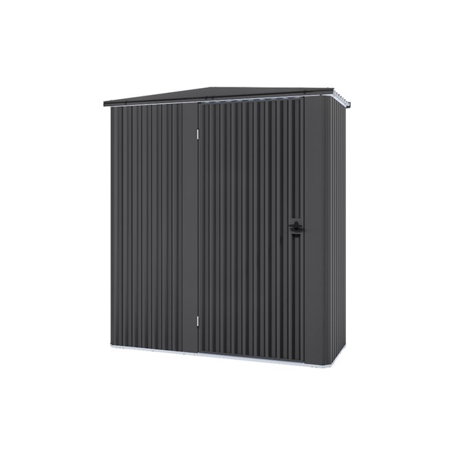 Handi-Mate Hinged Door Shed HM1 Gun Metal Grey