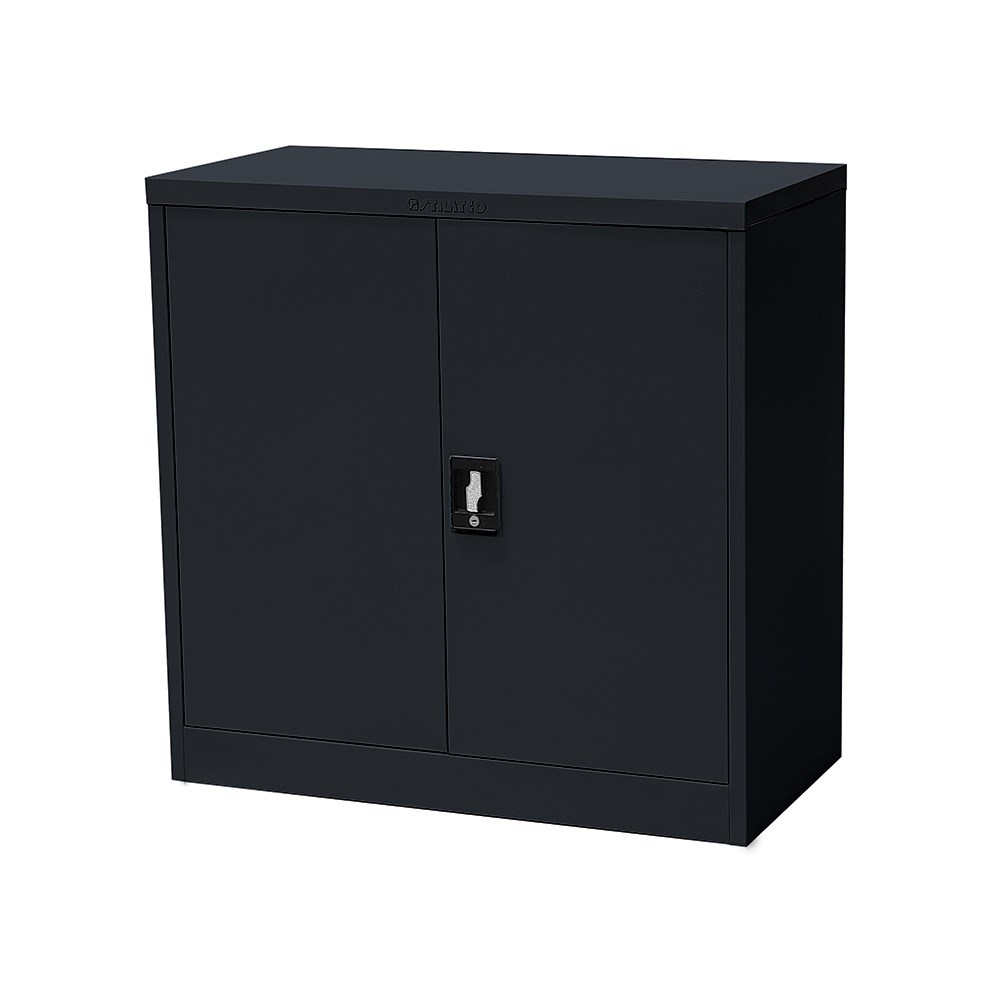 Stratco Utility 2 Door Half Height Cabinet Black