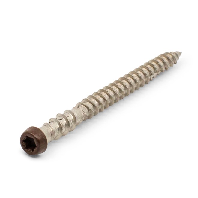 CAP-TOR® xd Headcote 316 Decking Screws 10g x 70mm Spiced Rum/Lava Rock 100pcs